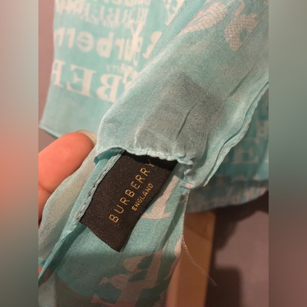 Burberry Chiffon Scarf Authentic